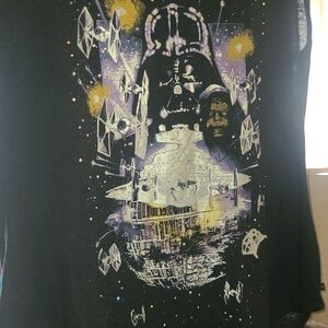 Rock & Republic Black Star Wars Graphic Tee